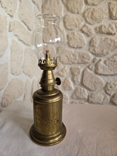 Lampe pigeon laiton - lampe,