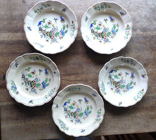 Lot assiettes à soupe - 5,