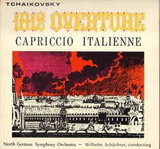 WILHELM SCHÜCHTER, TCHAIKOVSKY 1812 OUVERTURE, LP ALSHIRE ASC-835 STEREO