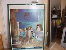 Cadre SOMON BD Hommage Hergé TINTIN série limitée 415/500 Cigares Pharaon 1988