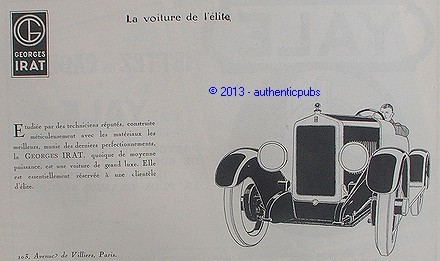 Publicite automobile georges - publicite,
