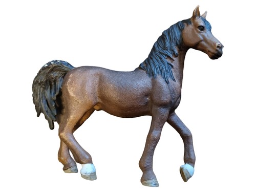 Schleich figurine étalon brun - figurine,