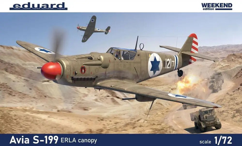 Eduard avia 199 erla canopy - avia, s-199