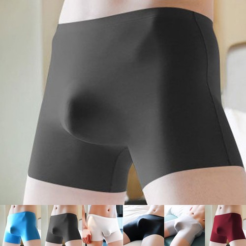 Boxer soie glacée motif