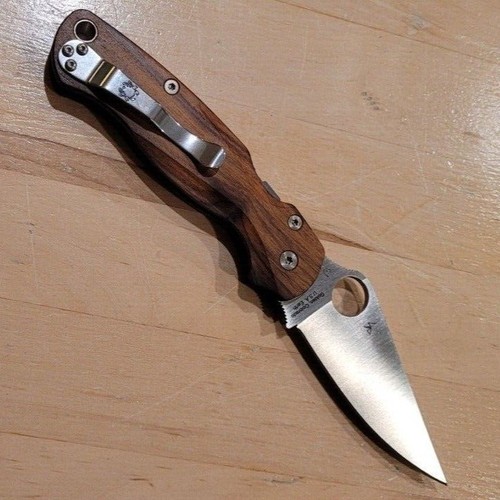 Ironwood scales for spyderco - for,