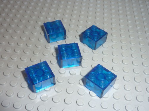 Lego dark blue brick 2 - dark,