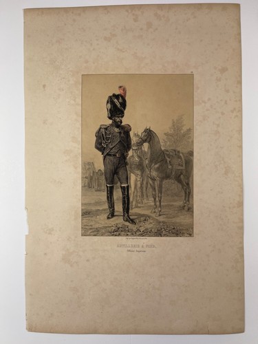 Gravure rehaussée charlet - gravure,