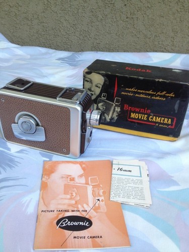 Vintage brownie movie camera - vintage,