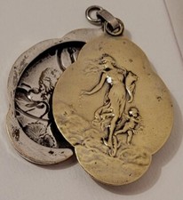 PENDENTIF ART NOUVEAUSIGNÉ E
