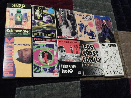 80s 90s cassette lot - (cassette,