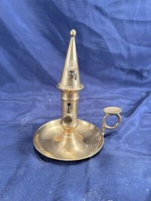 bougeoir ancien en laiton rat