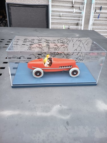 Voiture tintin bolide rouge - le,
