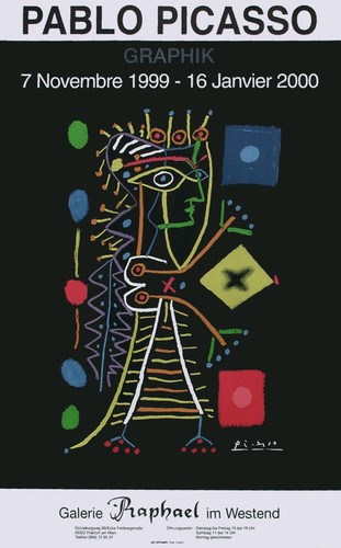 Pablo picasso affiche expo - affiche,