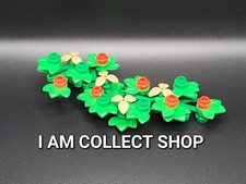 LEGO FLEUR FLOWER SOL MUR FLEURI 5 BANCHES+18 FEUILLES+14 FLEURS+4TIGES NEUF