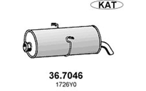 Pot échappement silencieux - pot,