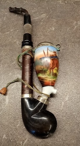 Ancienne pipe allemande - allemande, en