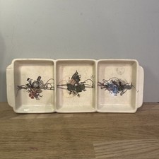 Plat De Service Compartiments Apéritif Modèle Obernai Faïenceries Sarreguemines