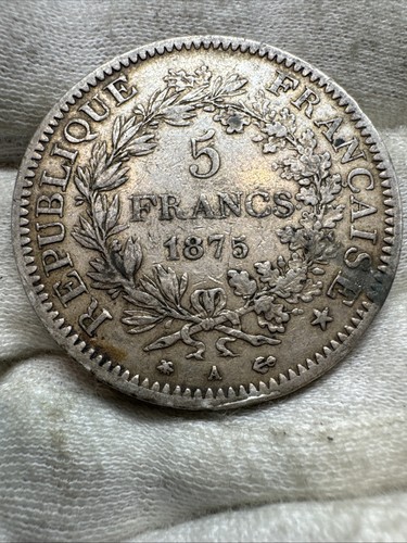 Francs argent hercule 1875 - hercule,