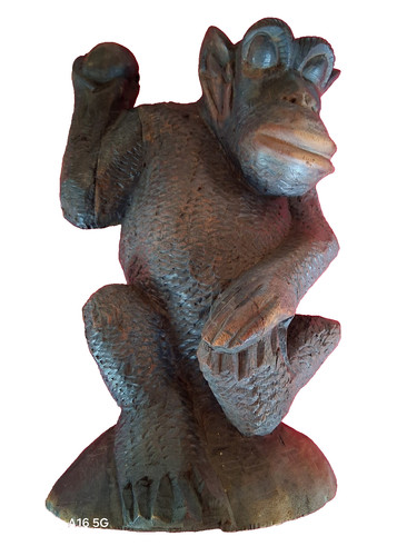 Vintage sculpture singe - 🐒,