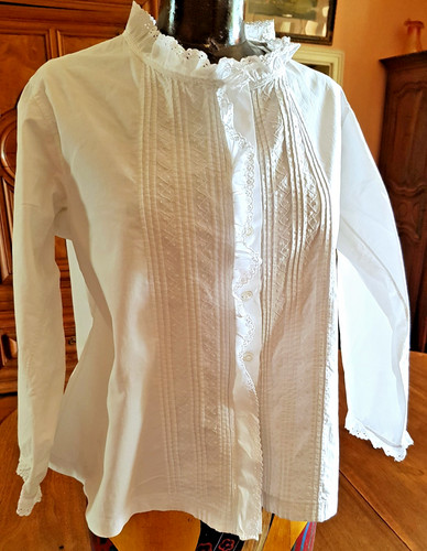 Chemisier ancien coton - ancien, en