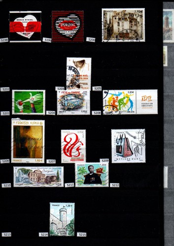 Timbres oblitérés - timbres,