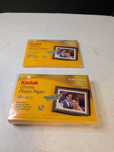 Kodak ultima picture paper - kodak,