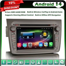 8-Cœurs 64GO Android 14 GPS Autoradio CarPlay pour Alfa Romeo Mito TNT BT DAB+CD