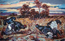 Tapisserie Combats de Tétras/