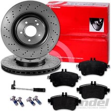 BREMBO Disques de Frein + Revêtements Avant pour Mercedes A/Classe B W176+W246