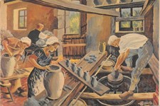 CPA ILLUSTRATEUR / HOMUALK / LA BORNE ENRICHEMONT /POTIER A SON TOUR ET ANSIERES