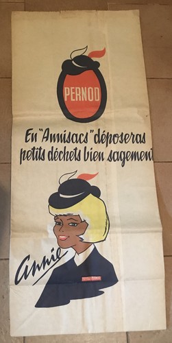 Ancien grand sac - sac, publicitaire