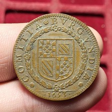 #77-329 ~ Token / Jeton - BOURGOGNE - Fin de la fronde 1653 - F.9796