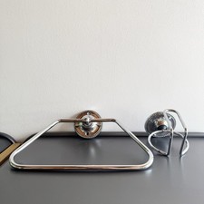 Porte Serviette Mural Vintage. Accroche Serviette Chromé.