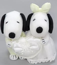 Peluche poupée de mariage Snoopy & Belle (coussin anneau de cœur) cacahuètes ...