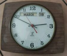 Ancienne magnifique Horloge pendule formica JAZ  formica  Vintage An 50 60 70  