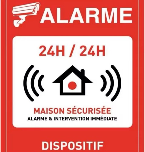 Plaque alarme