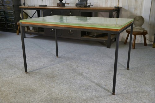 Table design verre - table,