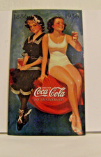 Plaque publicitaire en métal - Coca-Cola - 30,5 x 17,5 cm ( rayure )