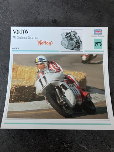 Carte fiche moto collection - carte,