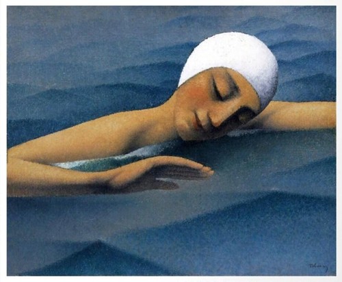 The swimmer felix tobeen - swimmer, art