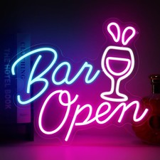 Panneau LED « Bar Open Neon