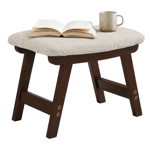 Pouf tabouret entrée bois - pouf,