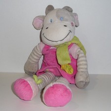 Doudou Vache Nicotoy - Rose