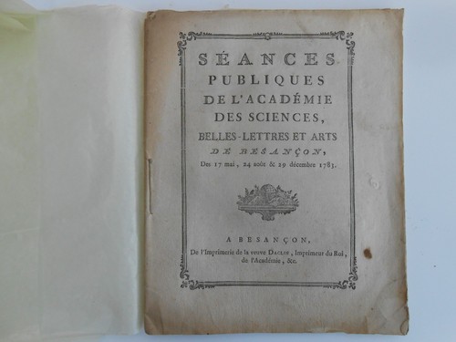 Séances publiques - séances, de