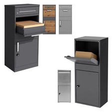 Boîte à colis acier/galvanisé/inoxydable verrouillable modèle / couleur au choix