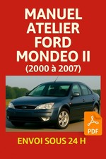 Manuel Atelier FORD MONDEO II (2000 à 2007) Revue Technique RTA 648 CD PDF 24H !