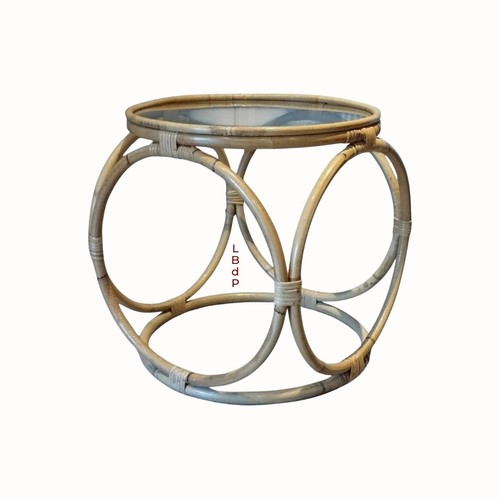 Table basse rotin bambou - en, rotin,