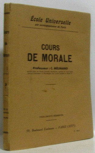 Cours morale école - cours,