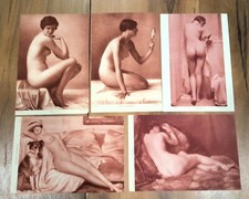 LOT ETUDE PHOTOGRAPHIQUE NU FEMININ CURIOSA BRAUN  DESSINS  DIFFERENTS ARTISTES