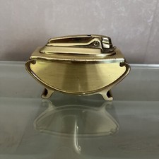 ANCIEN BRIQUET DE TABLE SALON RONSON GAZ TOMBEAU DE NAPOLEON LIGTHER - Non Testé